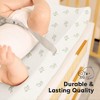 LISM 2-Pack 100% Cotton Changing Pad Covers Diaper Changing Pad Sheets - 3 of 4