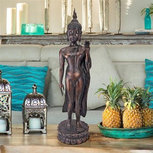 Design Toscano Free from Fear Standing Buddha Statue - 1 of 4