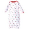 Luvable Friends Girls Cotton Gowns, Girls Clouds, Preemie/Newborn - 3 of 4