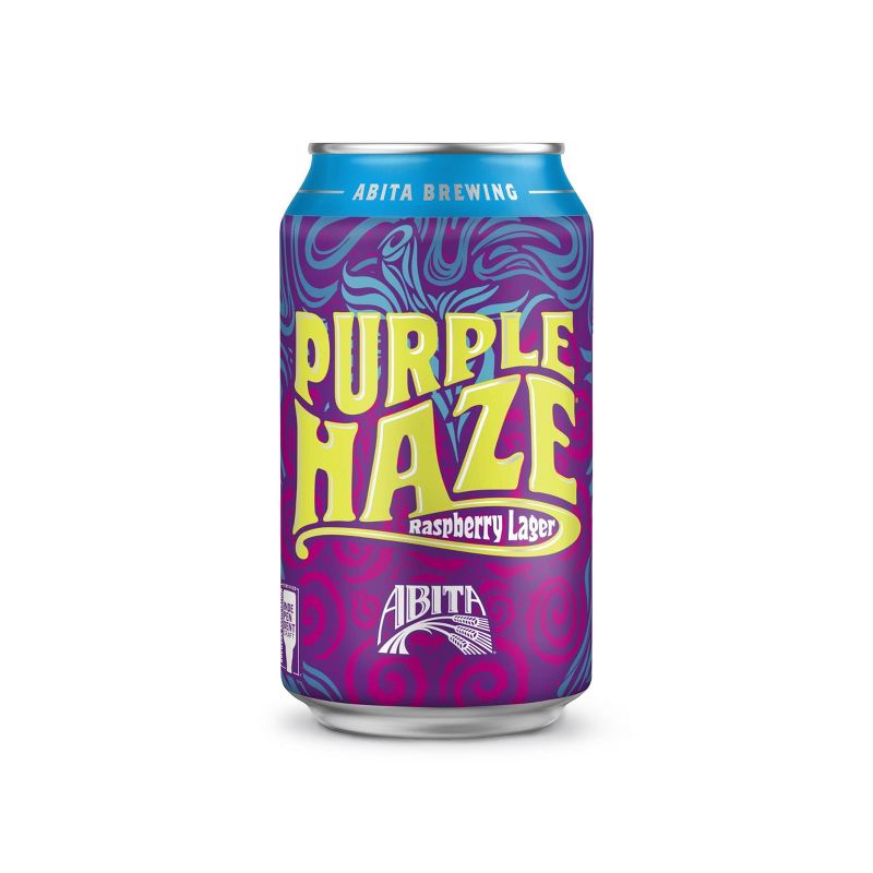 Abita Purple Haze Raspberry Lager Beer - 6pk/12 fl oz Cans, 3 of 13