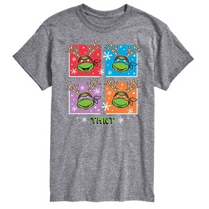 Men's - Teenage Mutant Ninja Turtles - Reindeer Turtles Short Sleeve Graphic T-Shirt - 1 of 4