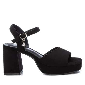 Xti Women's Heeled Suede Sandals With Platform 141471
