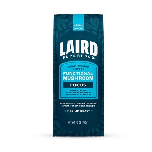 Laird Superfood Focus Medium Roast Ground Coffee - 12oz - 1 of 4
