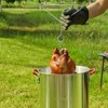 VEVOR Turkey Deep Fryer, 30-qt Turkey & 10-qt Fish Steamer Cooker Set, Outdoor Aluminum Seafood Frying Pot, 54,000 BTU Burner Propane Gas Boiler - 2 of 4