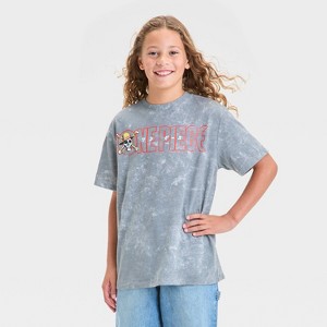 Boys' One Piece Graphic T-Shirt - Gray - 1 of 4