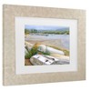 Trademark Fine Art - Beata Czyzowska Young About Boats Matted Framed Art - 3 of 4