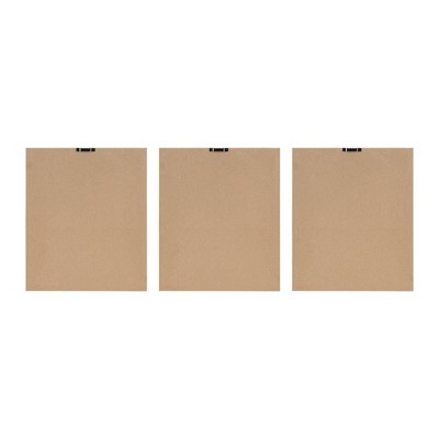 Beige and White Botanical Framed Wall Art Set, 12" x 14", 3-Piece