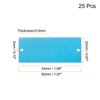 Unique Bargains DIY Laser Printing Office Engraving Blank Metal Card 25 Pcs - 2 of 4