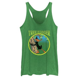 Women's Looney Tunes Tree Hugger Racerback Tank Top - 1 of 4