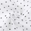 INSPIRE CHIC Women Polka Dots Cotton Linen Retro Solid Color Plain Square Neck Scarves 1Pc - 4 of 4