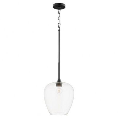 Quorum Lighting Veno 1 - Light Pendant in  Matte Black