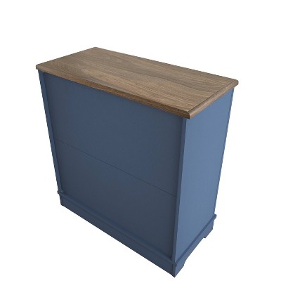 Festivo Rustic Navy 30" Storage Sideboard Buffet Cabinet