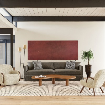 Hand-Tufted Cream Wool Rectangular Area Rug 3' x 5'