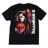 Seven Times Six Michael Myers T-Shirt Men's Halloween II Horror Scenes Character Tee Black - 4 of 4