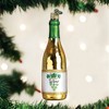 Old World Christmas Blown Glass Ornament for Christmas Tree, White Wine Bottle - 2 of 4
