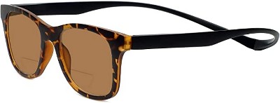 Magz Chelsea Designer Reading Glasses/Magnetic Rear Connect Tortoise Brown +2.50
