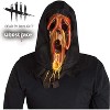 Scorched Ghost Face Mask – Burned Horror Costume Mask for Adults, Full Head Latex Mask for Halloween, Cosplay, and Haunted House Events - 2 of 3