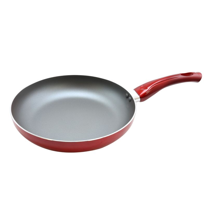 Oster Sato 10 Inch Aluminum Frying Pan in Metallic Red, 1 of 5