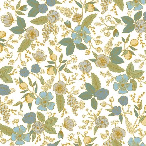 Rifle Paper Co. Colette Blue Peel and Stick Wallpaper: Self-Adhesive Floral Botanical, Multicolor, 34.2 Sq Ft Coverage - 1 of 4