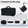 Fmeida 65L Duffle Bag with Shoes Compartment, Foldable Travel Duffel Bags for Men Women - 3 of 3