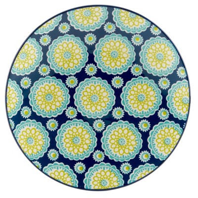 Bohemian Multicolor Porcelain 8.5" Salad Plates, Set of 6