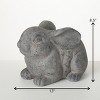 8.5"H Sullivans Charcoal Rabbit Planter, Gray - 4 of 4