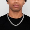 Adornia Men's 22" 10mm Cuban Edge Chain with CZ - 2 of 2