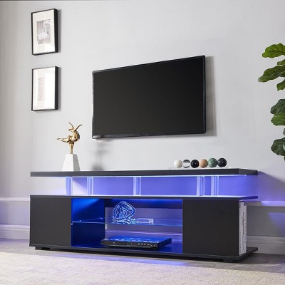 NicBex TV Stand Entertainment Center Media Console with Storage for 70 Inch TV for Living Room, Bedroom