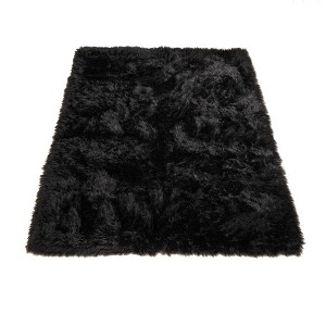 Walk on Me Faux Fur Super Soft Rug Tufted With Non-slip Backing Area Rug - 1 of 4