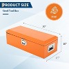 Heavy Duty Steel Truck Bed Tool Box with Lock, Waterproof Metal Toolbox for Truck, Pickup, RV & Trailer - 2 of 4