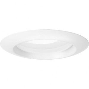 Progress Lighting, Intrinsic, 1-Light, Recessed Eyeball Trim, Satin White, Adjustable, 4" Aperture, LED - 1 of 1