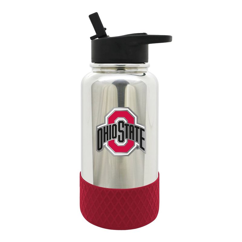 NCAA Ohio State Buckeyes 32oz Chrome Thirst Hydration Water Bottle, 1 of 4