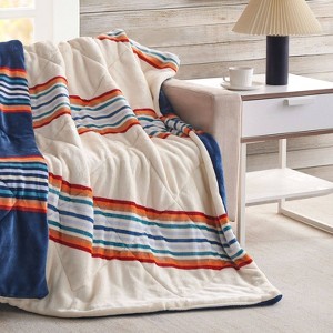 50"x60" Diamond Quilted Velvet Throw Blanket - Mantolok - 1 of 4