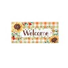 Evergreen Farmhouse Fall Wreath Sassafras Indoor Outdoor Switch Doormat 1'10"x10" Multicolored - 2 of 2