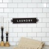 VIP Metal 18 in. Black Embossed Laundry Sign - 3 of 4