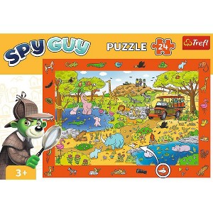 Trefl Spy Guy Family Safari Kids Puzzle- 100pc - 1 of 3