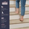 MBIGM Bullnose Non-Slip Stair Treads, 9.5" x 30" Wooden Steps Protection - TPU Backing & Steel Reinforcement - Anti-Slip - 2 of 4