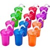 Kicko 5.5'' Neon Sipper Cups - 12 Pack, Multicolored - image 3 of 4