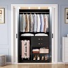 Aheaplus 40'' Freestanding Closet Organizer System with Hanging Rods, Drawers, Storage Shelves - 3 of 4