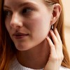 Pure Collection by Ross-Simons 0.12 ct. t.w. Diamond C-Hoop Drop Earrings in 14kt Yellow Gold - 2 of 3
