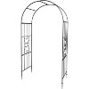 VINGLI Garden Arbor, Arch for Wedding Ceremony Party, Decorations Steel Garden Trellis for Plant Climbing, Backyard, Lawn, Bench - 4 of 4