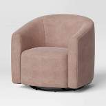 Large Aveline Swivel Chair Blush Velvet - Threshold™