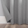 No. 918 Light Filtering Semi-Sheer Joshua Heathered Texture Tab Top Curtain Panel - 4 of 4