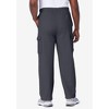 KingSize Men's Big & Tall Fleece Cargo Sweatpants - 3 of 4