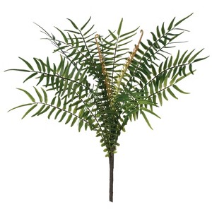 Sullivans Artificial Fern Bush 13"H Green - 1 of 1