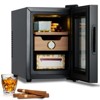 TROPOW Humidor, Large Electric Humidor Humidifier for Counts, Box Humidor Cabinet with Heating and Cooling Function, Glass Door - 2 of 4