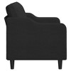 vidaXL 2-Seater Sofa Black 47.2 in. Fabric - 4 of 4