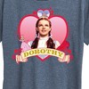 Women's - Wizard of Oz - Dorothy Heart Short Sleeve Graphic T-Shirt - 2 of 4