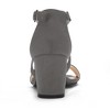 Allegra K Women's Open Toe Crisscross Buckle Ankle Strap Block Heel Sandals - 3 of 4