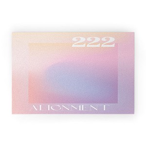 April Lane Art Gradient Angel Number 222 Welcome Mat - Deny Designs - 1 of 3